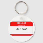 Bob L. Hedahl (bobbelhoofdpop) Sleutelhanger (Voorkant)
