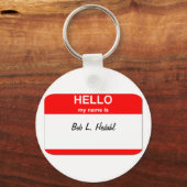 Bob L. Hedahl (bobbelhoofdpop) Sleutelhanger (Voorkant)