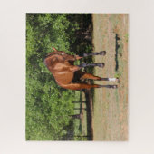 Bob Langrish | Akhal Teke Stallion Leaping Legpuzzel (Verticaal)