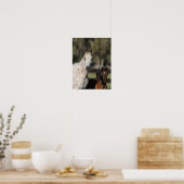 Bob Langrish Arab Mare en Foal Standing Headshot Poster (Keuken)