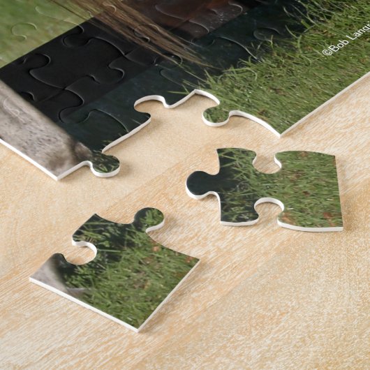 Bob Langrish Arab Mare en Foal Standing Samen Legpuzzel (Zijkant)