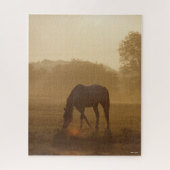 Bob Langrish | Arabische begrazing op zonsondergan Legpuzzel (Verticaal)