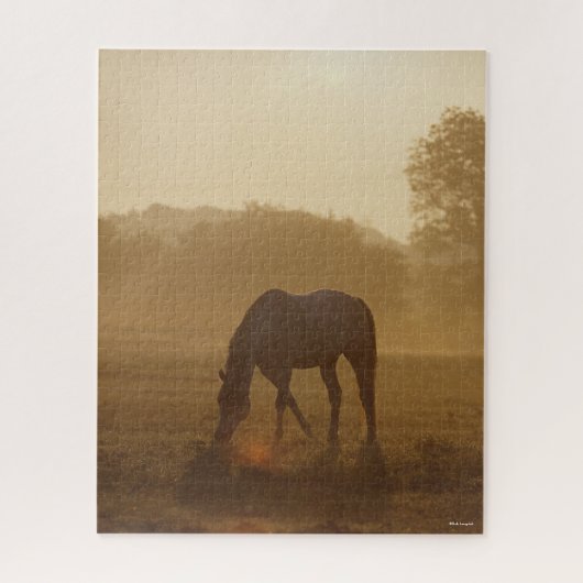Bob Langrish | Arabische begrazing op zonsondergan Legpuzzel (Verticaal)