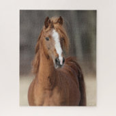 Bob Langrish | Chestnut Hackney Pony headshot Legpuzzel (Verticaal)
