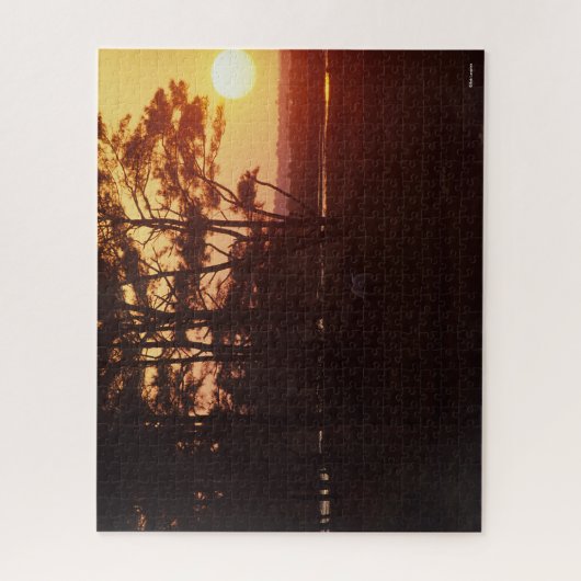 Bob Langrish | Chincoteague Grazing Sunset Legpuzzel (Verticaal)