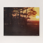 Bob Langrish | Chincoteague Grazing Sunset Legpuzzel (Horizontaal)