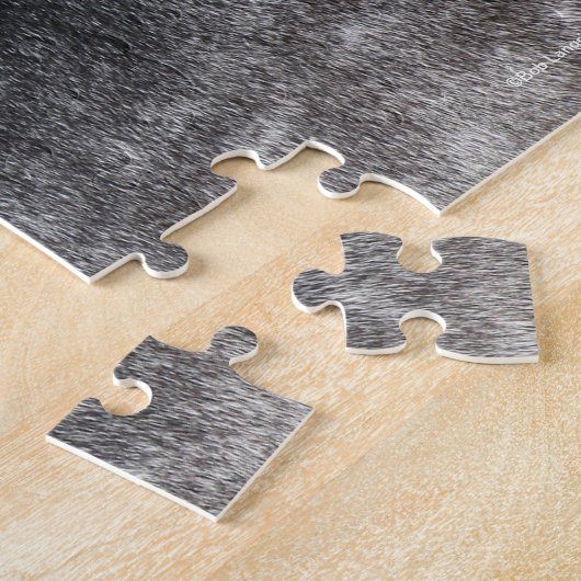 Bob Langrish | Dapple Gray Andalucian headshot Legpuzzel (Zijkant)