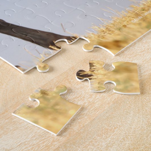 Bob Langrish | Drie Andalucian Mares aan het werk Legpuzzel (Zijkant)