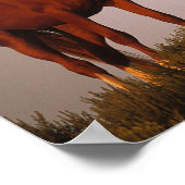 Bob Langrish | Drie Arabieren staan op zonsonderga Poster (Hoek)