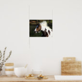 Bob Langrish | Drum Horse Headshot Poster (Keuken)