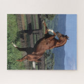 Bob Langrish | Fokken van de Arabische kastanjeboo Legpuzzel (Horizontaal)