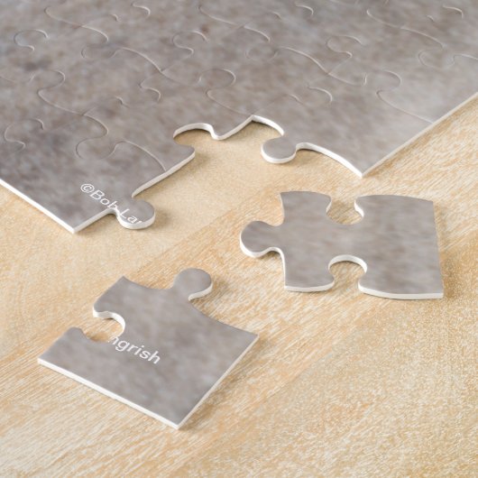 Bob Langrish | Grauwe kwartpaarden — kop Legpuzzel (Zijkant)