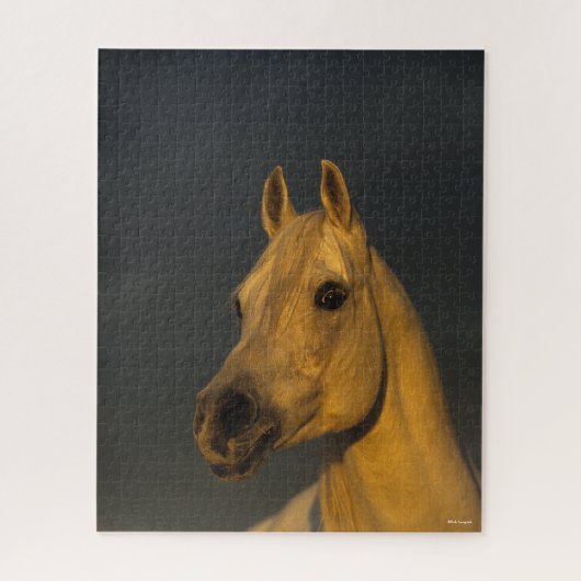 Bob Langrish | Grijze Arabische hoofdfoto op zonso Legpuzzel (Verticaal)