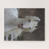 Bob Langrish | Grijze Friesian Appaloosa-hoofdscho Legpuzzel (Horizontaal)