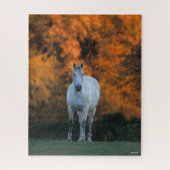 Bob Langrish | Grijze herfst Warmbloed Legpuzzel (Verticaal)