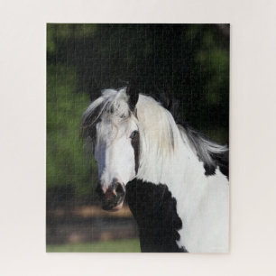 Bob Langrish Gypsy Vanner Horse Headshot Legpuzzel