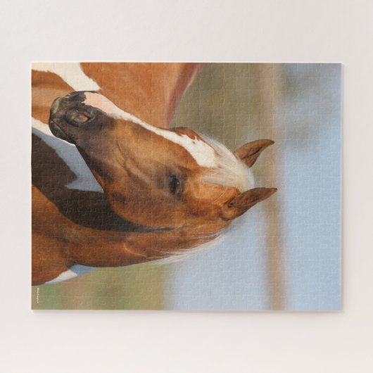 Bob Langrish | Hoofd verf paarden Legpuzzel (Horizontaal)