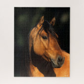 Bob Langrish | Kiger Mustang Stallion Headshot Legpuzzel (Verticaal)