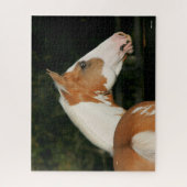 Bob Langrish | Koppen van verf-paarden Legpuzzel (Verticaal)