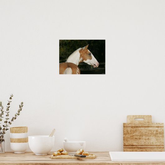 Bob Langrish | Koppen van verf-paarden Poster (Keuken)