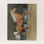 Bob Langrish | Kwartpaarden van Palomino Legpuzzel (Verticaal)