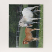 Bob Langrish Miniature Pony Mare and Foal Standing Legpuzzel (Verticaal)