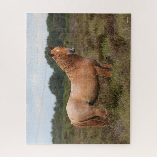Bob Langrish | Nieuwe Pony in de bosbouw Legpuzzel (Verticaal)