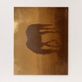 Bob Langrish | Paardengrazing Zonnegestijg Legpuzzel (Verticaal)