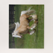 Bob Langrish | Palomino Gypsy Vanner Paard in bedr Legpuzzel (Verticaal)