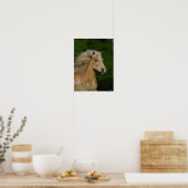 Bob Langrish | Palomino Haflinger Headshot Poster (Keuken)