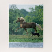 Bob Langrish | Palomino Tennessee Walker en Dog Legpuzzel (Verticaal)