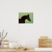 Bob Langrish | Quarter Horse Foal Backlit Poster (Keuken)
