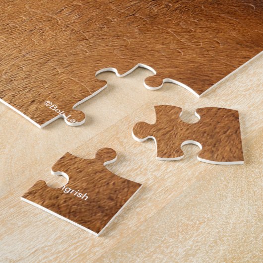 Bob Langrish Quarter Horse Mare en Foal Headshot Legpuzzel (Zijkant)