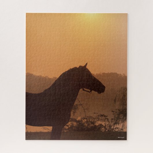 Bob Langrish | Rocky Mountain Horse Silhouette Legpuzzel (Verticaal)