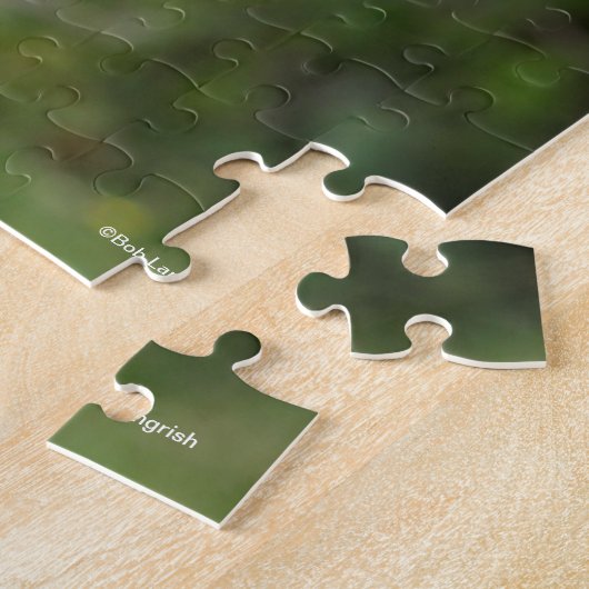 Bob Langrish | Shetland Pony headshot met bloemen Legpuzzel (Zijkant)
