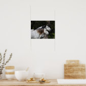 Bob Langrish | Twee Andalusiërs die met elkaar sam Poster (Keuken)