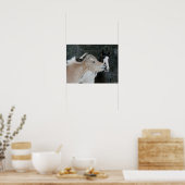 Bob Langrish | Twee pony's die elkaar ontmoeten op Poster (Keuken)