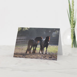 Bob Langrish Twee zigeunerventilatoren met achte Kaart