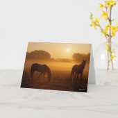 Bob Langrish Two Arabs die bij zonsopgang staan Kaart (Gele Bloem)