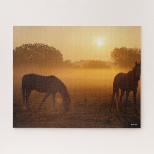 Bob Langrish Two Arabs die bij zonsopgang staan Legpuzzel