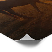 Bob Langrish Two Arabs die bij zonsopgang staan Poster (Hoek)