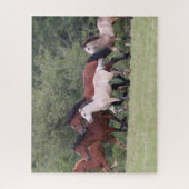 Bob Langrish Welsh Ponies Running Mares and Foals Legpuzzel (Verticaal)