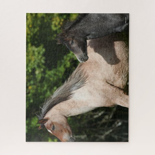 Bob Langrish | Welsh Pony Mare and Foal Headshot Legpuzzel (Verticaal)