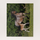 Bob Langrish | Welsh Pony Mare and Foal Running Legpuzzel (Verticaal)