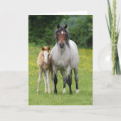 Bob Langrish | Welsh Pony Mare and Foal Standing Kaart (Voorkant)