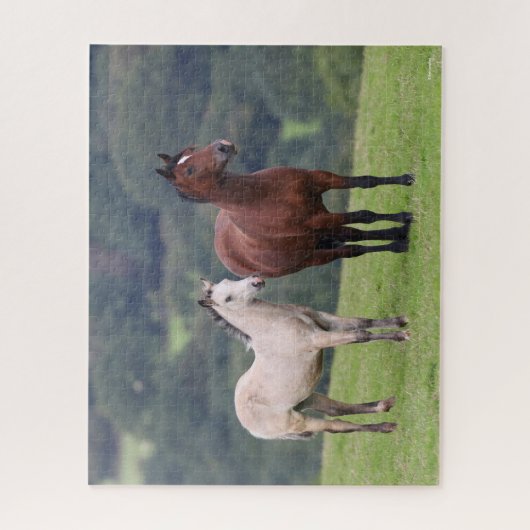 Bob Langrish | Welsh Pony Mare and Foal Standing Legpuzzel (Verticaal)
