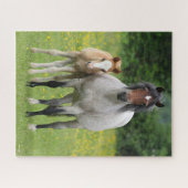 Bob Langrish | Welsh Pony Mare and Foal Standing Legpuzzel (Horizontaal)