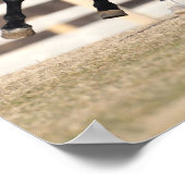 Bob Langrish | Zwarte Andaluciaanse paarden lopen Poster (Hoek)