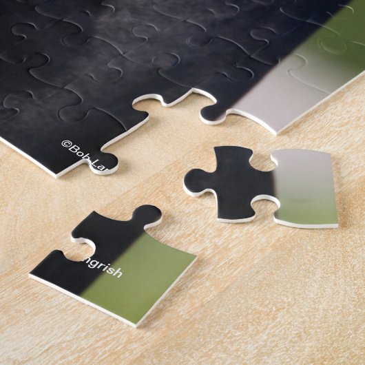 Bob Langrish | Zwarte Andalucian Stallion Headshot Legpuzzel (Zijkant)