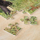 Bob Langrish | Zwarte Friesian Horse Running Legpuzzel (Zijkant)